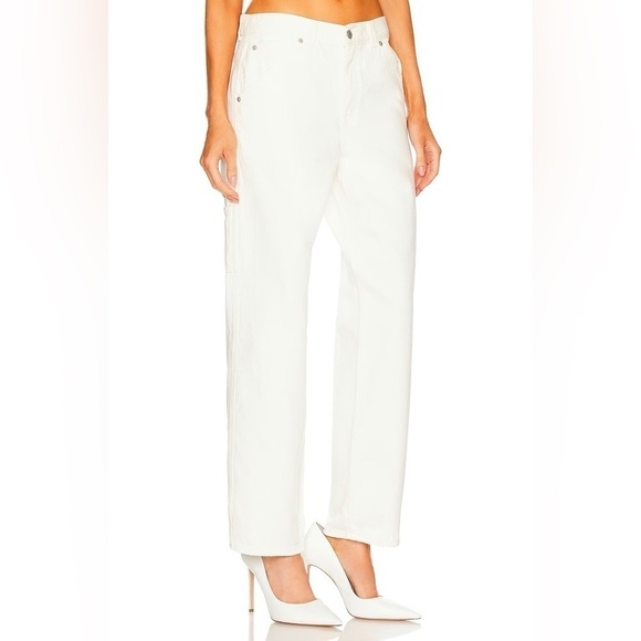 Levi's White Dad Utility Jeans, Size 32 - Picture 3 of 13